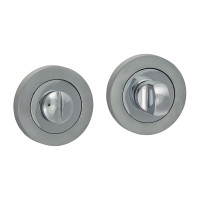Bathroom Thumb Turn & Release Satin/Polished 51mm 2pcs