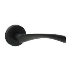 Edleston Lever On Rose Handles Matt Black 51mm 2pcs