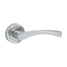 Edleston Lever On Rose Handles Polished Chrome 51mm 2pcs