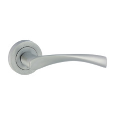 Edleston Lever On Rose Handles Satin Chrome 51mm 2pcs