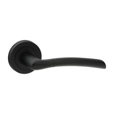 Shavington Lever on Rose Handles Matt Black 51mm 2pcs