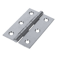 Timco Fixed Pin Plain Butt Hinges 75x50mm 20pcs