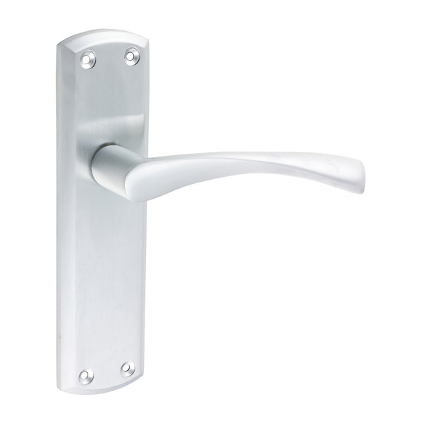Zeta Latch Handles Satin Chrome 175x45mm 2pcs Zeta Latch Handles Satin Chrome 175x45mm 2pcs