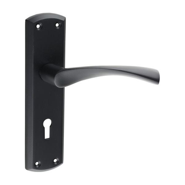 Zeta Lock Handles Matt Black 175x45mm 2pcs Zeta Lock Handles Matt Black 175x45mm 2pcs