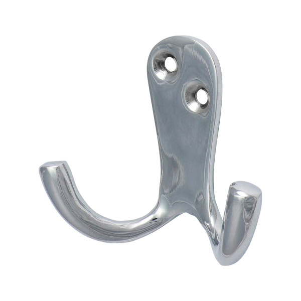 Timco Double Robe Hook 47x24mm 1pcs Timco Double Robe Hook 47x24mm 1pcs
