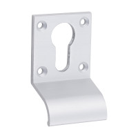 Timco Satin Aluminium Euro Cylinder Door Pull 70x42mm