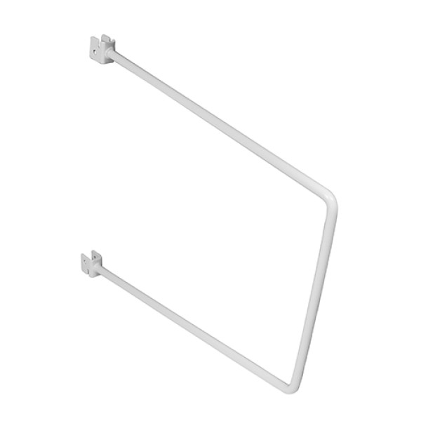 Timco Twin Slot Flexible Bookend White 200mm 1pcs Timco Twin Slot Flexible Bookend White 200mm 1pcs