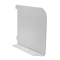 Timco Twin Slot Shelf End White 1pcs