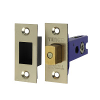 Architectural Tubular Deadbolt E. Brass & Satin Nickel TIMpac