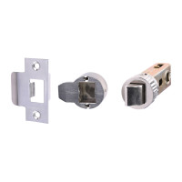 Timco Quick Fit Round Tubular Latch Nickel TIMpac