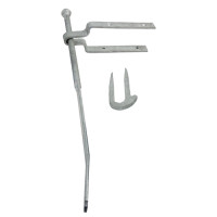Spring Gate Fastener Set with Staple Catch HDG 610mm