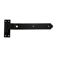 Timco Black Cranked Band & Hook Plate Hinges Plain Bag 2pcs