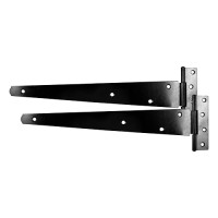 Timco Black Medium Duty Pair of Tee Hinges Plain Bag