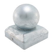 Timco Carbon Steel Ball Post Cap Zinc 1pcs