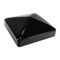 Timco Carbon Steel Post Cap Black 1pcs