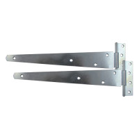 Timco HDG Medium Duty Pair of Tee Hinges Plain Bag