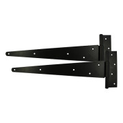 Timco Pair of Black Strong Tee Hinges Plain Bag