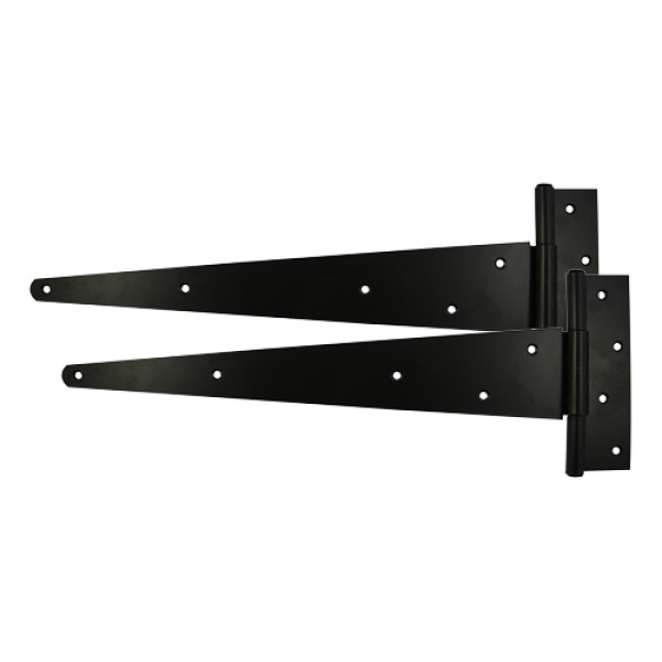 Timco Pair of Black Strong Tee Hinges Plain Bag Timco Pair of Black Strong Tee Hinges Plain Bag