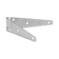 Timco Pair of Medium Strap Hinges Zinc Plain Bag