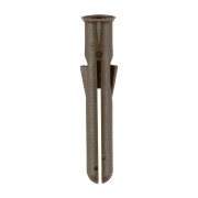Timco Brown Premium Plastic Plugs 42mm 200pcs