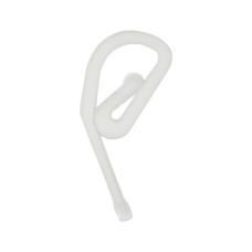 Timco White Plastic Curtain Hooks 35pcs