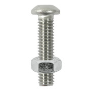 Button Head Socket Screws & Nuts A2 SS