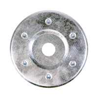 Galvanised Large Metal Insulation Discs 85mm 50pcs