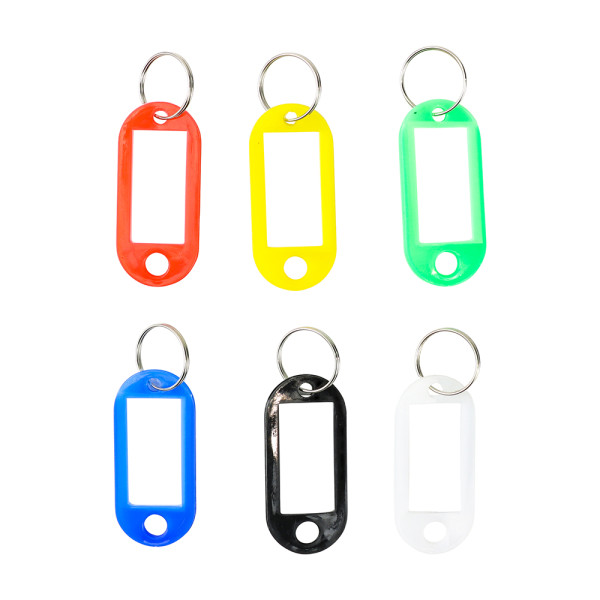 Mixed Tray Various Colour Key Tags 48pcs