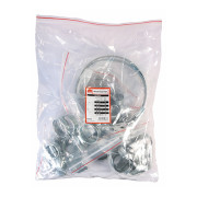Timco Mixed Hose Clips Zinc 50pcs