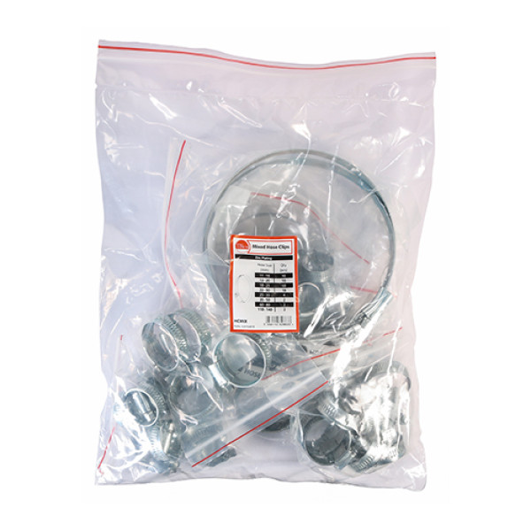 Timco Mixed Hose Clips Zinc 50pcs Timco Mixed Hose Clips Zinc 50pcs