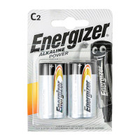 Energizer Alkaline Power Batteries C E93 2pcs