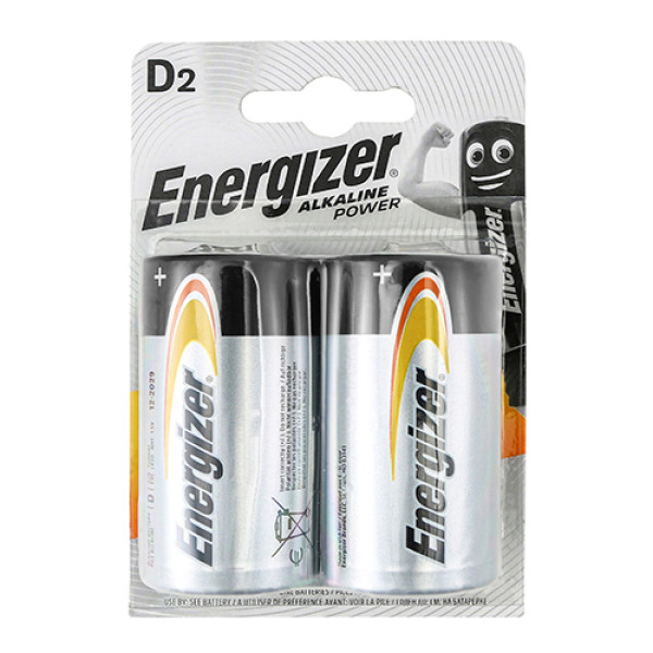 Energizer Alkaline Power Batteries D E95 2pcs Energizer Alkaline Power Batteries D E95 2pcs