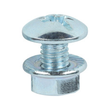 Cable Tray Bolts with Flange Nuts Zinc