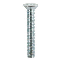 Metric Machine Screws PZ Countersunk Zinc