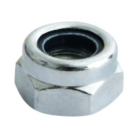 Nylon Serrated Flange Nuts DIN 985 Zinc