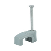 Timco Flat Twin&Earth Cable Clips Grey