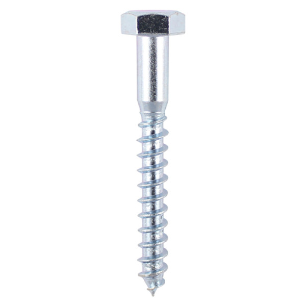Timco Hex Head Coach Screws DIN 571 Zinc Timco Hex Head Coach Screws DIN 571 Zinc