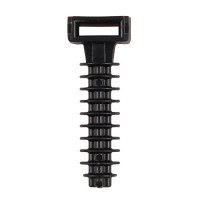 Timco Plugs for Cable Ties Black