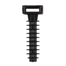 Timco Plugs for Cable Ties Black