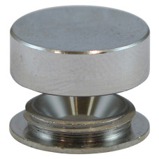 Timco Solid Brass Threaded Screw Caps Chrome/Satin