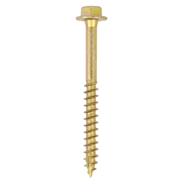 Timco Solo Coach Screws Hex Flange Yellow Timco Solo Coach Screws Hex Flange Yellow