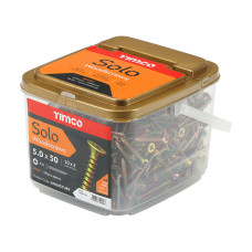 Timco Solo PZ Woodscrew Yellow Tub
