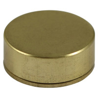 Timco Threaded Screw Caps Satin Brass