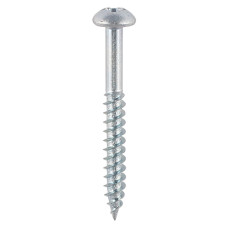 Timco Twin-Thread Woodscrews Round Head Zink