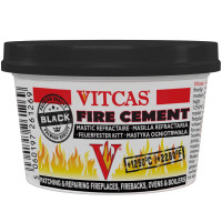 Vitcas Premium Black Fire Cement in Tub
