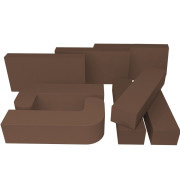 Vitcas Fire Brick Brown up to 1200°C