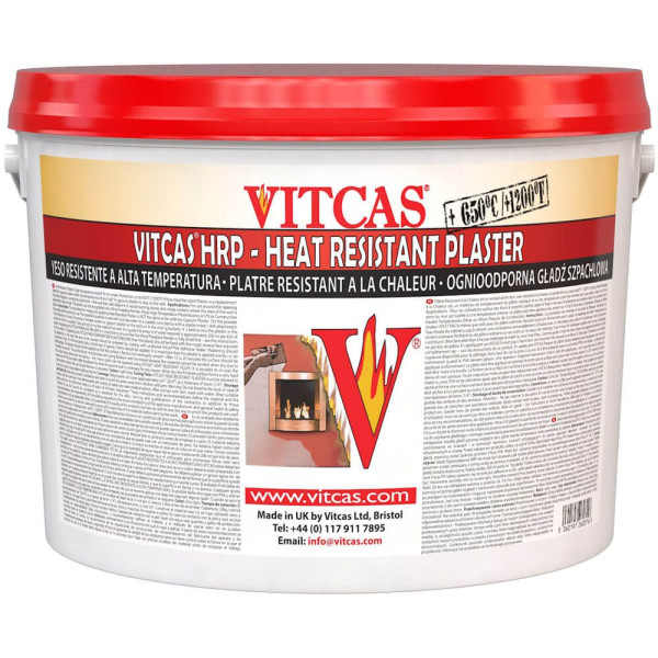 Vitcas Heat Resistant Plaster up to 650°C Vitcas Heat Resistant Plaster up to 650°C
