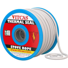 Vitcas Stove Soft White Fire Rope 550°C per 1m